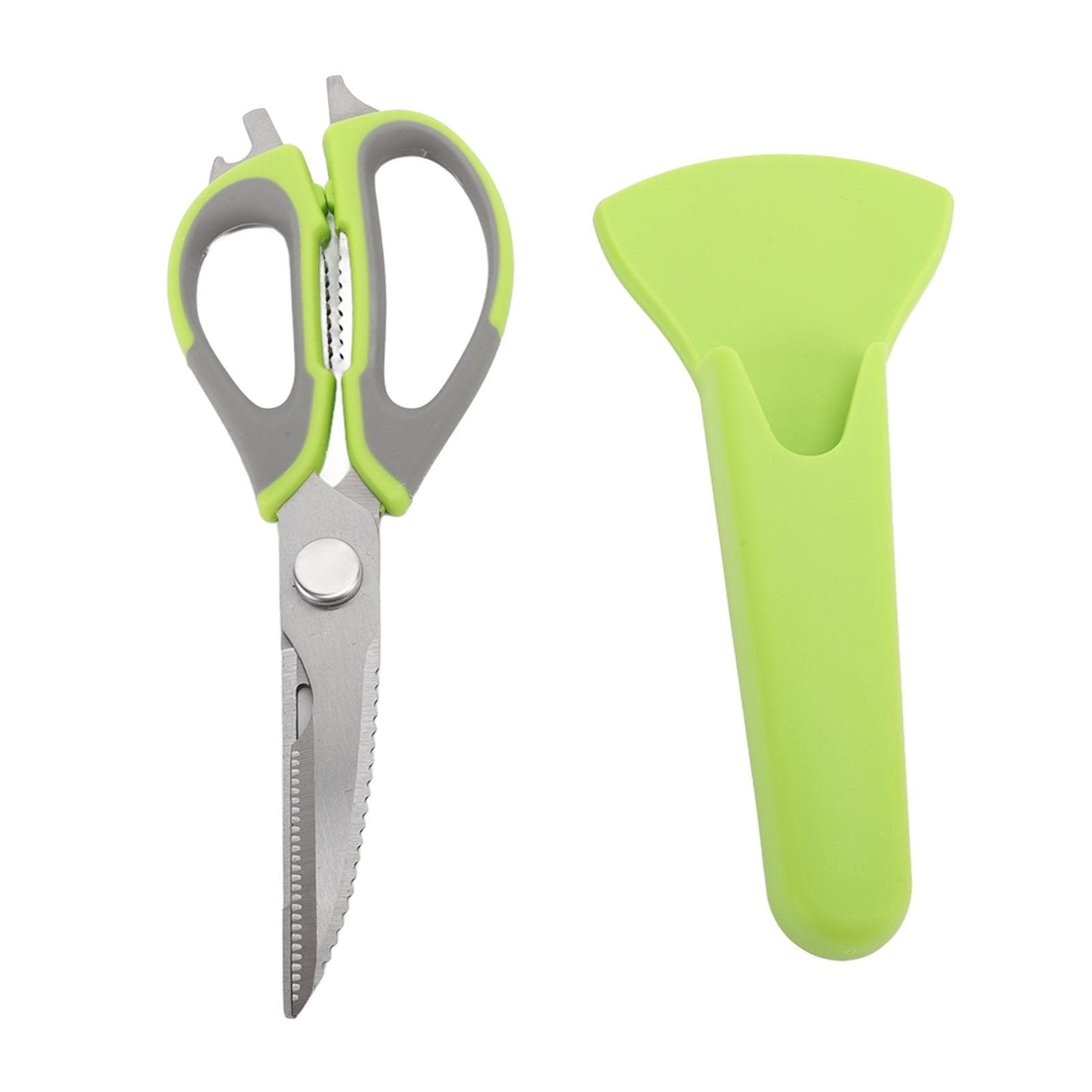 Kitchen Scissors Stainless Steel Plastic Sharp Comfortable Grip Heavy Duty Cooking Shears for
