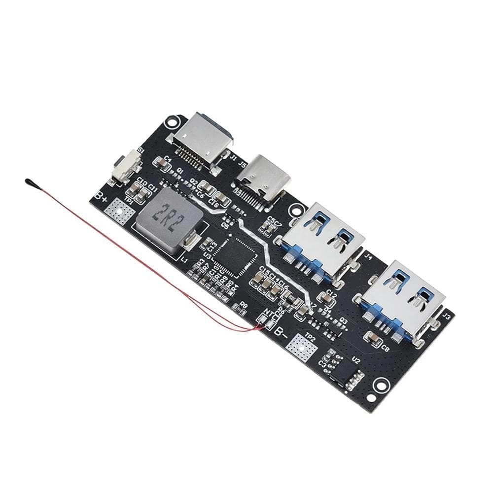 5 USB Port PowerBank Circuit Board 22.5W Dual Quick-Recharge PowerBank Module DIY PowerBank