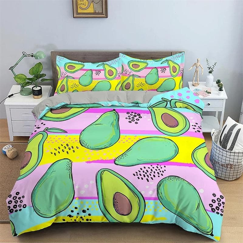 Cartoon Animal Duvet Cover Luxury Soft Bedding Set For Children Bedroom Quilt / Comforter Cover King Twin Home Decor 2/3Pcs 135x200cm 2pcs