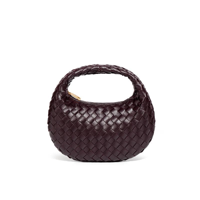 Hand-carried Woven Bag, Trendy Chain, Single-shoulder Crossbody Bag, Fresh and Versatile Handbag