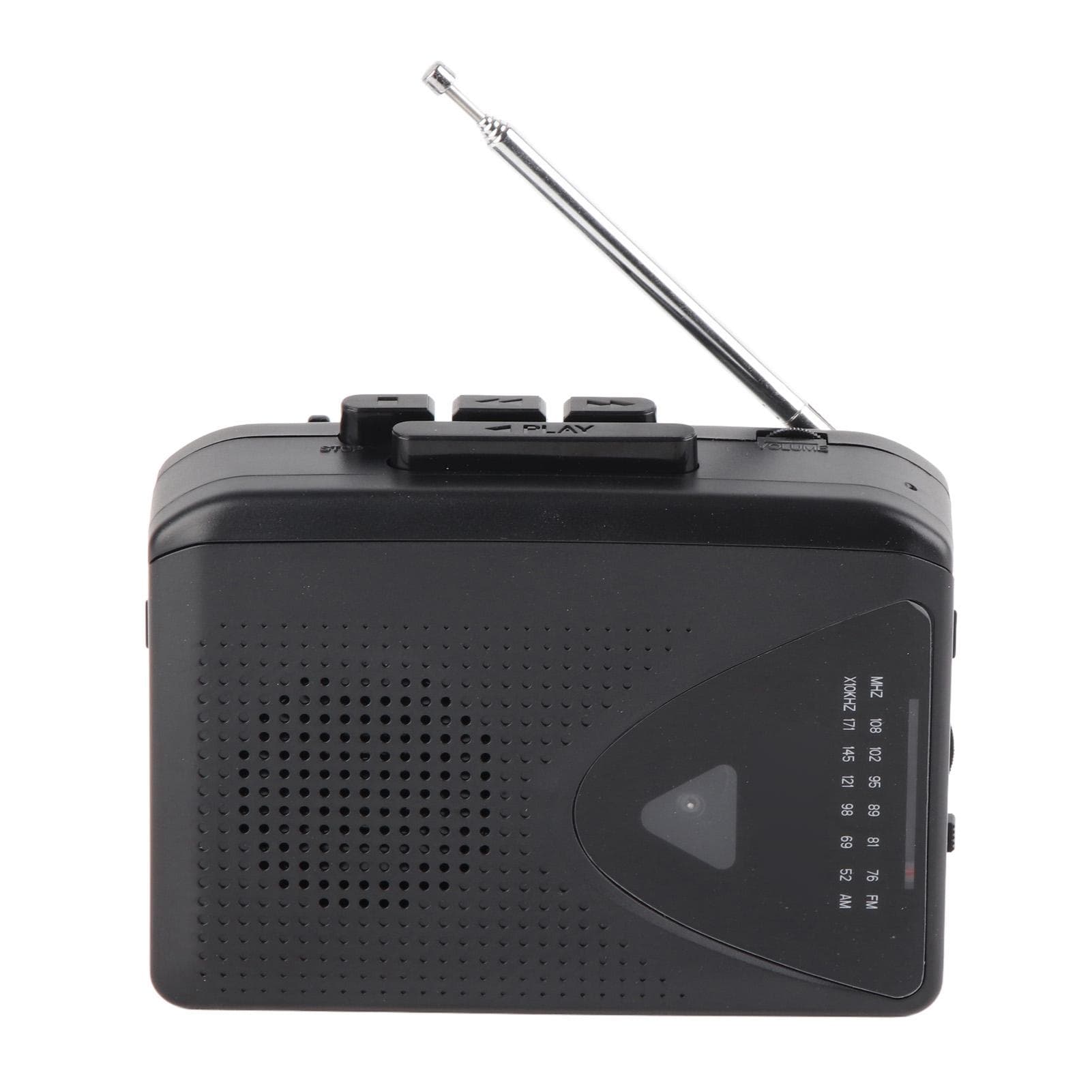 Portable Cassette Player Classic Style Multifunction Supports AM FM Radio Stereo Compact Tape