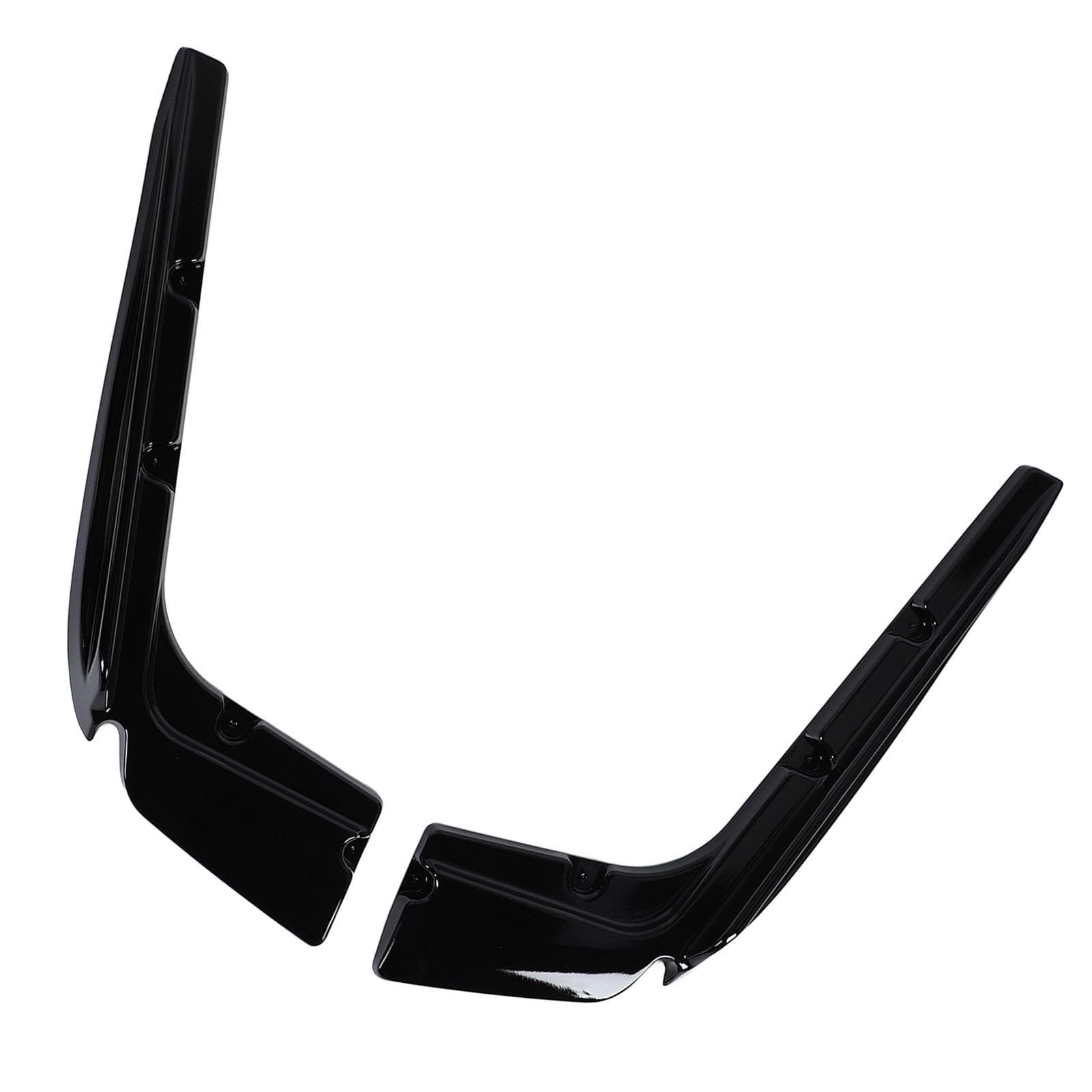 1 Pair Rear Bumper Lip Spoiler Splitter Glossy Black Side Spoiler Guard Protector for 3 Series F30