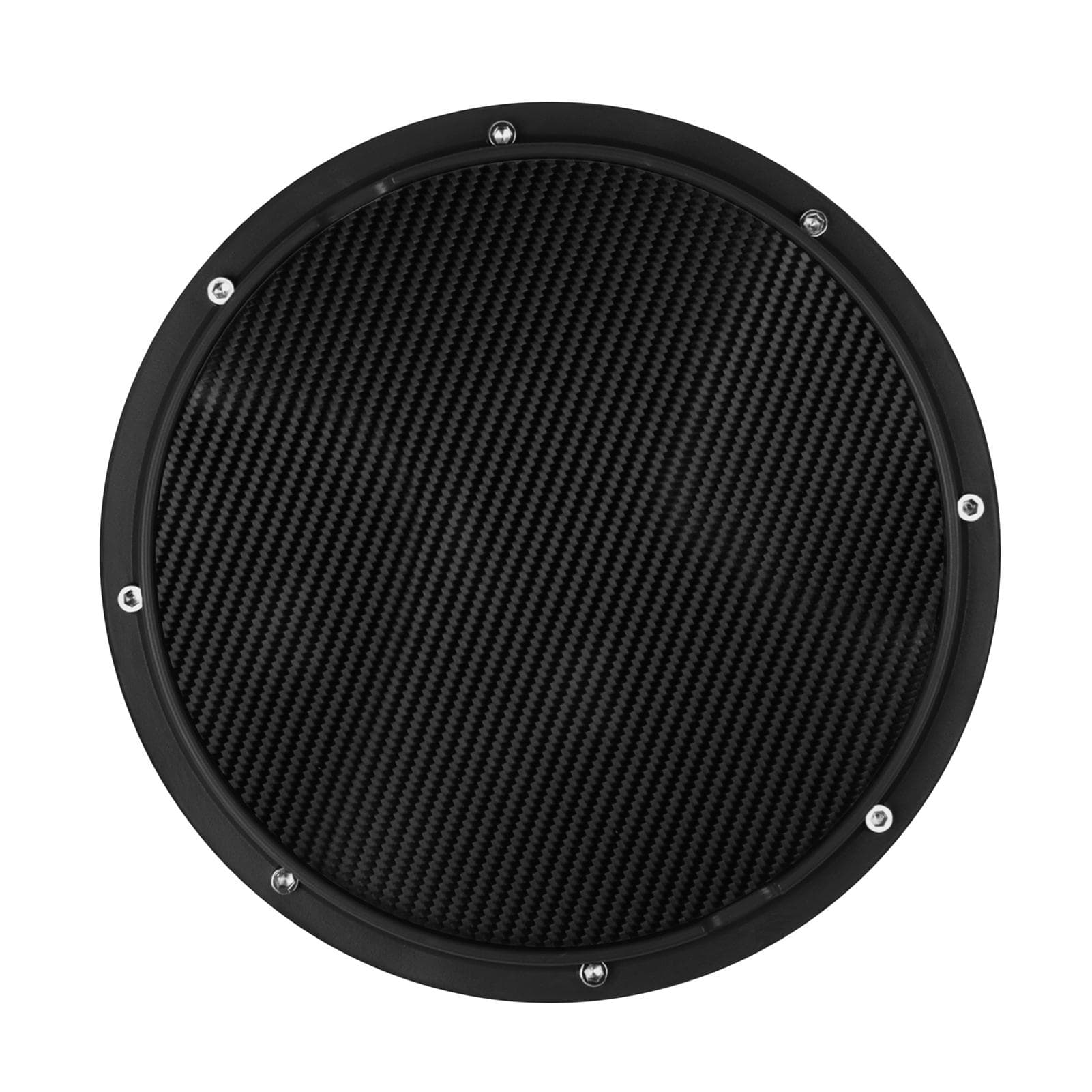 10 Inch Drum Practice Pad Silent Drum Training Pad Carbon Fiber Dumb Drum Percussion Accessory for black