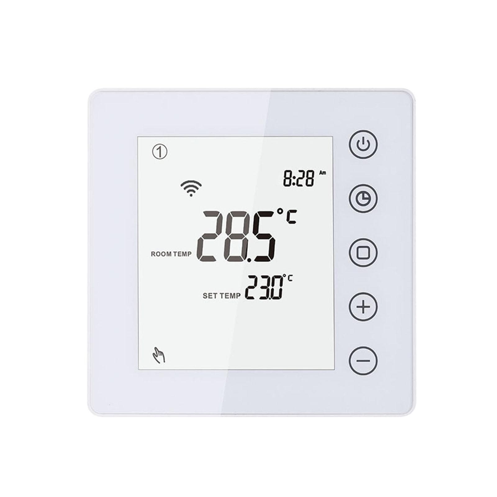 16A Electric Heating Thermostat SmartLife APP Control WiFi Heating Room Thermostat LCD Touchscreen Electric Heating 16A with WiFi