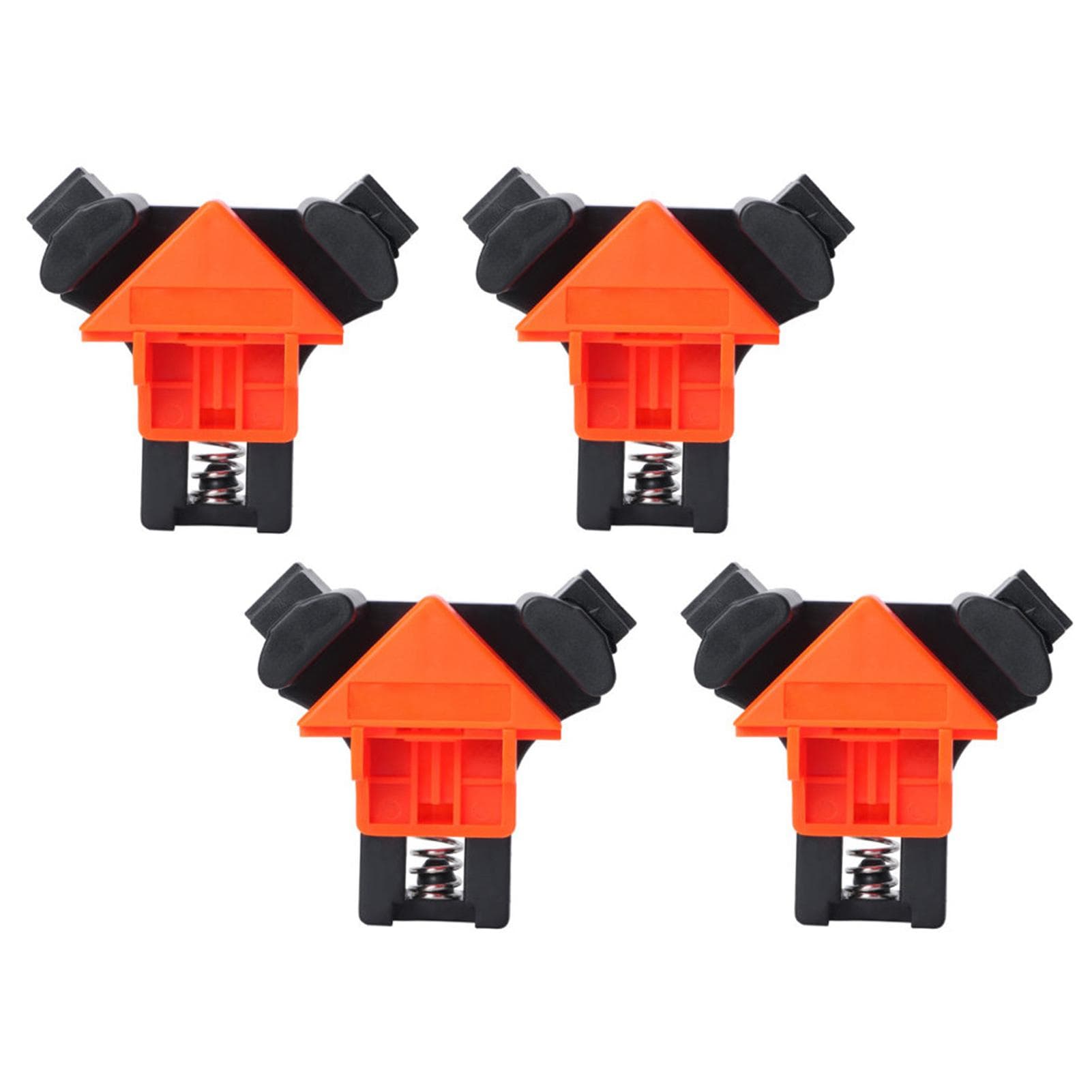 Right Angle Clip ABS Clamping Range 5 to 22mm Professional Woodworking Corner Clamp 4Pcs