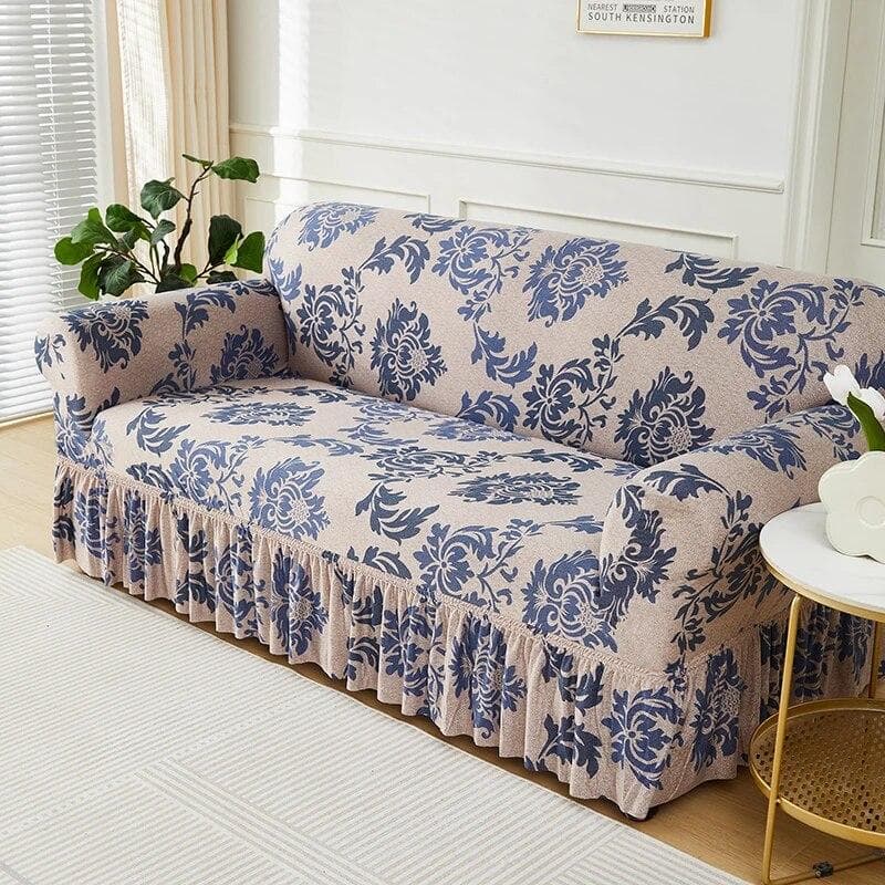 Elastic Sofa Cover For Living Room Printed Sofa Slipcover L Shape Sofa Furniture Protector Cover Bedroom Home Decor Couch Cover Small(90-140cm)1PC