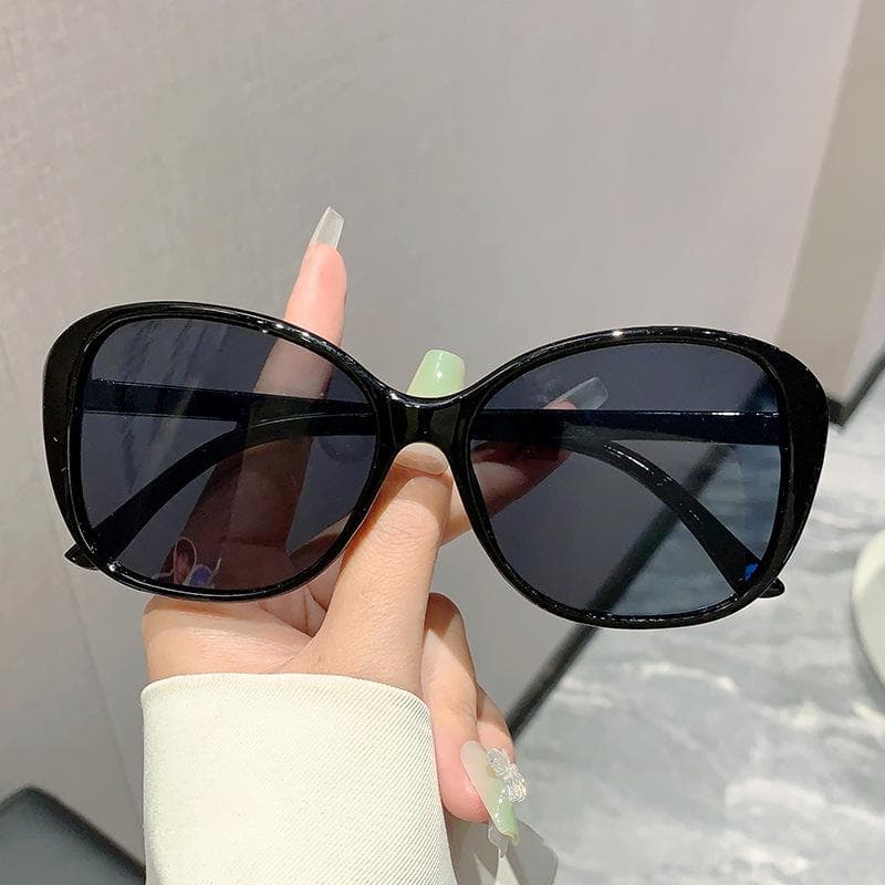 Vintage Luxury Butterfly Sunglasses Punk Big Frame Olive Green Shades for Women Men Fashion Designer Sun Glasses