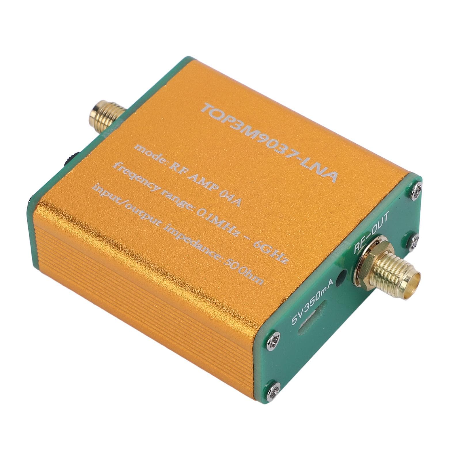 Low Noise Amplifier 100K to 6GHz Full Band RF Power Preamplifier SMA Female Broadband Amplifier