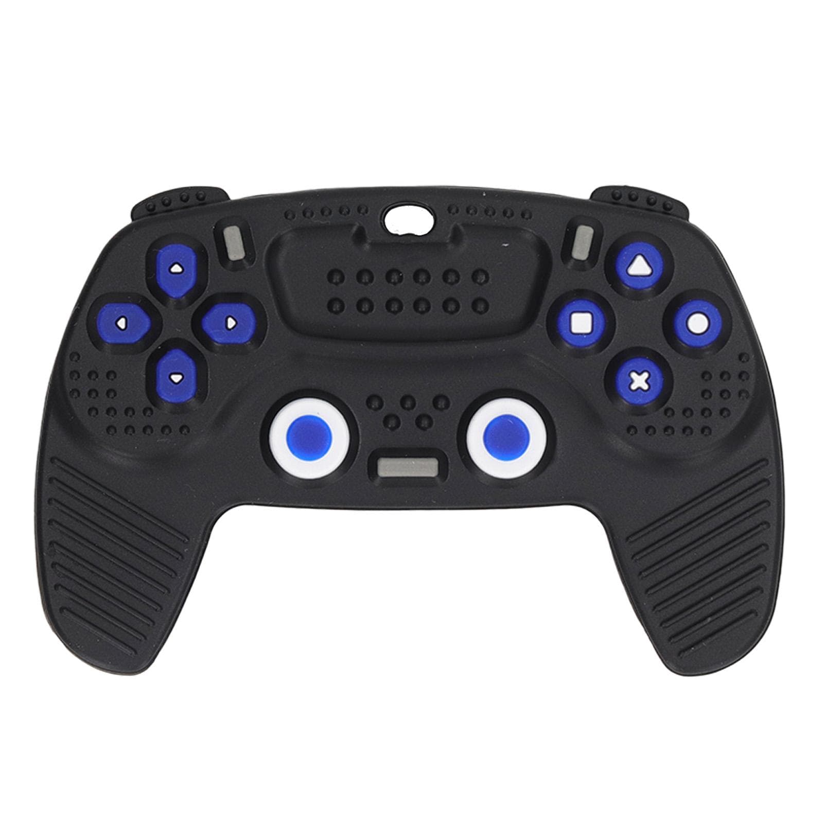 Baby Teether Simulation Game Controller Shaped Various Button Soft Silicone Teether Toy Black black