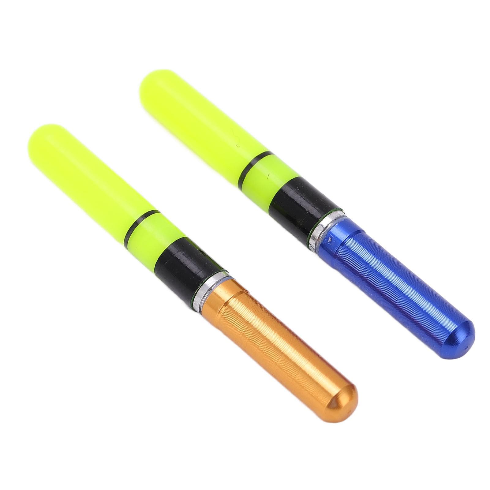 2pcs Glowing Fishing Float Bright Electronic Fishing Drifting Lights for Night Fishing