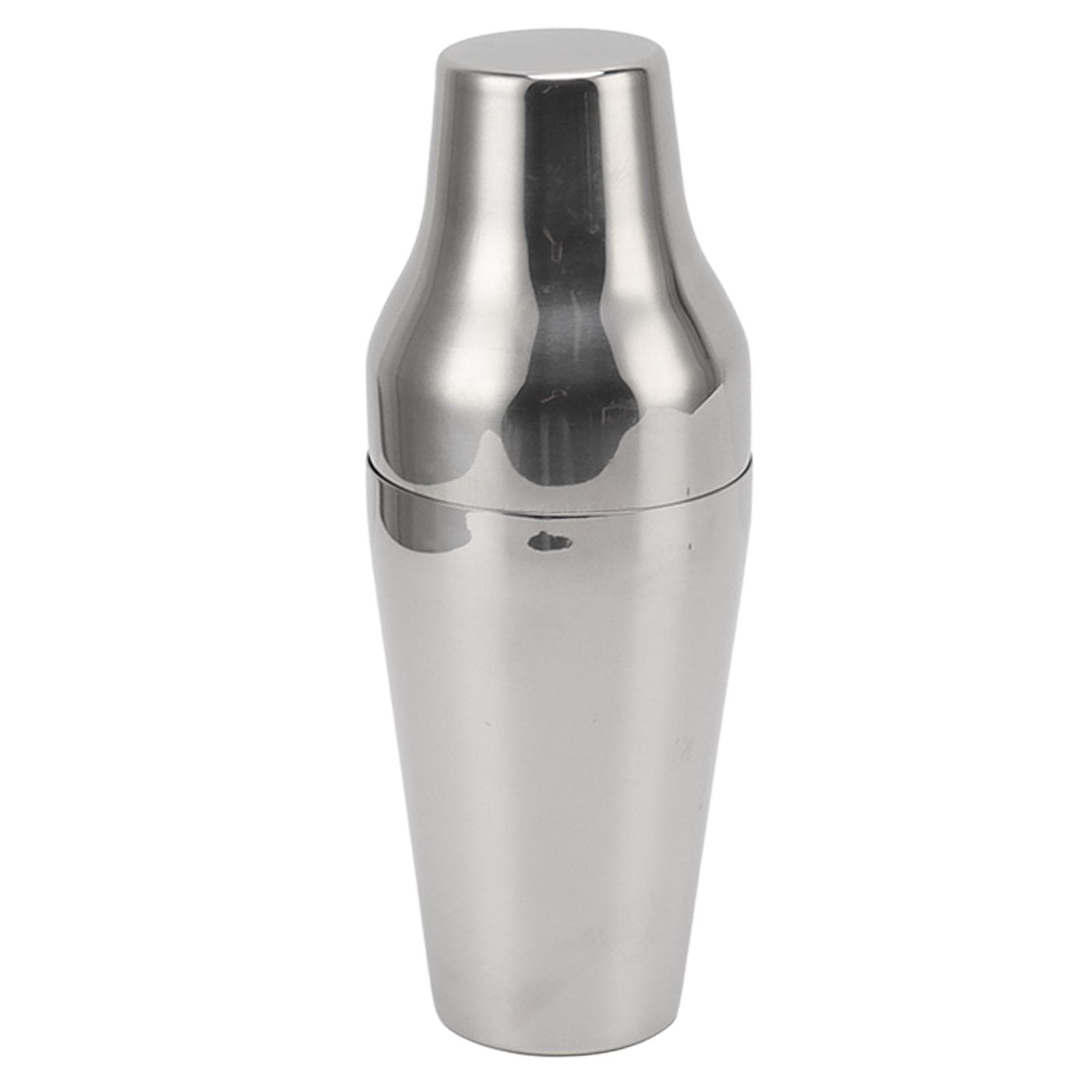 Stainless Steel Drink Shaker French Style 2 Section Martini Mixer Drink Shaker for Bar Home Camping L(for 6.5-9kg)