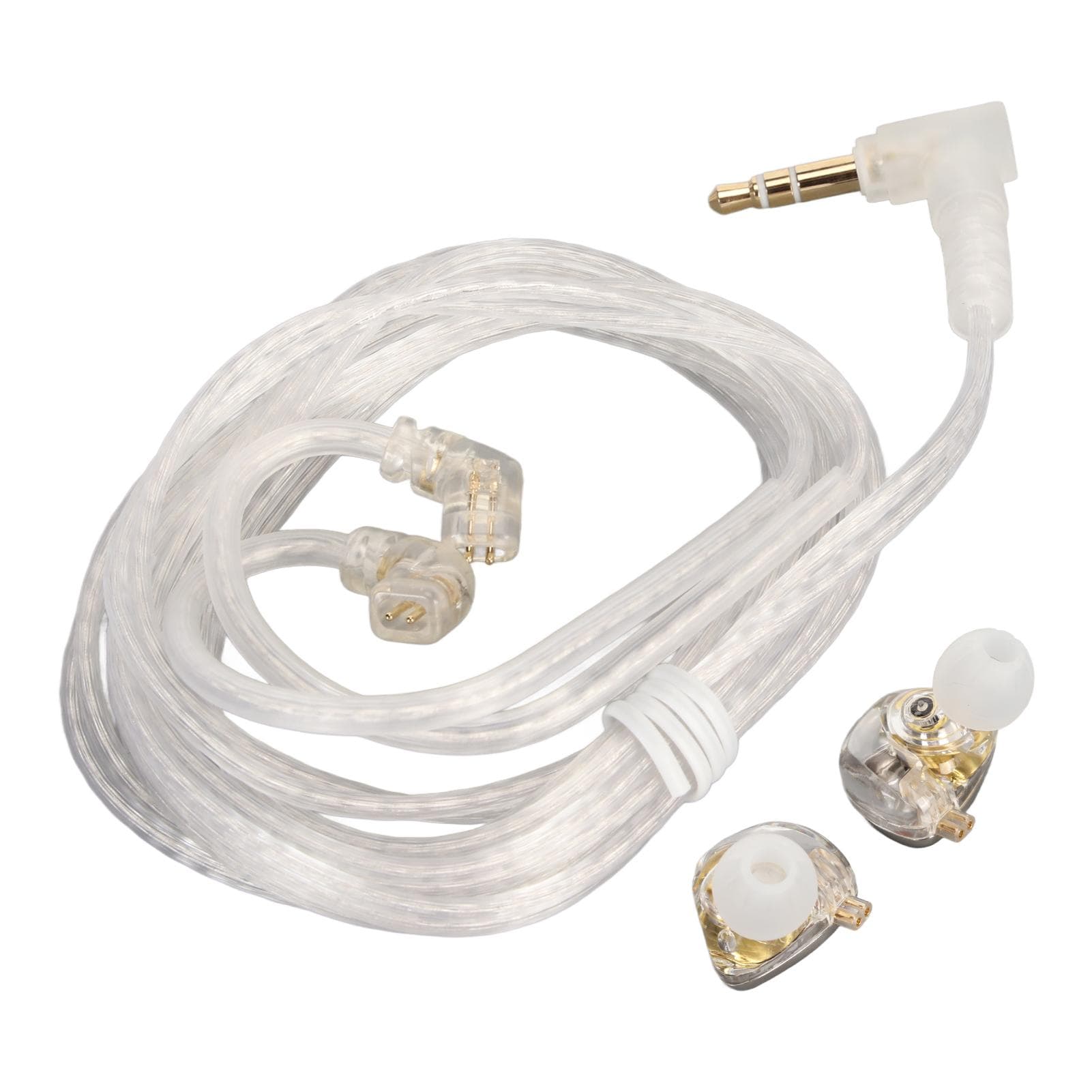 Dual Magnetic Dynamic Driver Earbuds Magnetic Dynamic Driver Earbuds HiFi Monitor Earbuds with