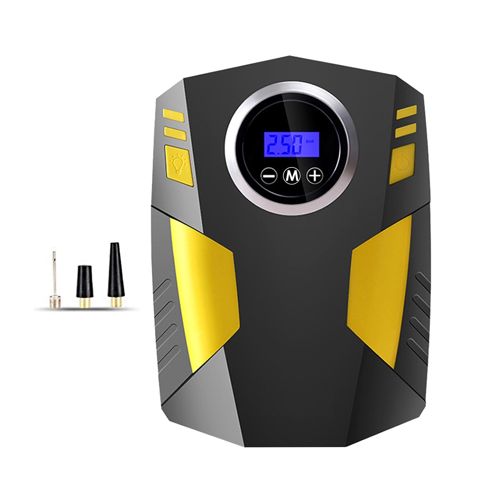 Digital Tire Inflator 12V DC Portable Air Compressor Pump 19-cylinder 150 PSI Tire Pump with Digital