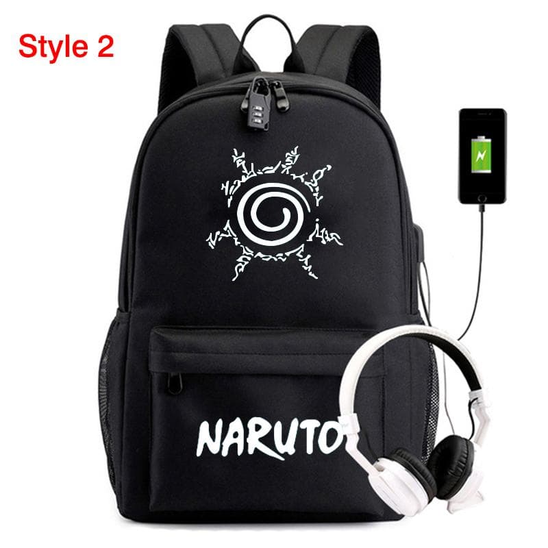 Anime Backpack Schoolbag Teenagers Akatsuki Itachi Sharingan Cosplay Boys Girls Laptop Bags Travel Rucksack