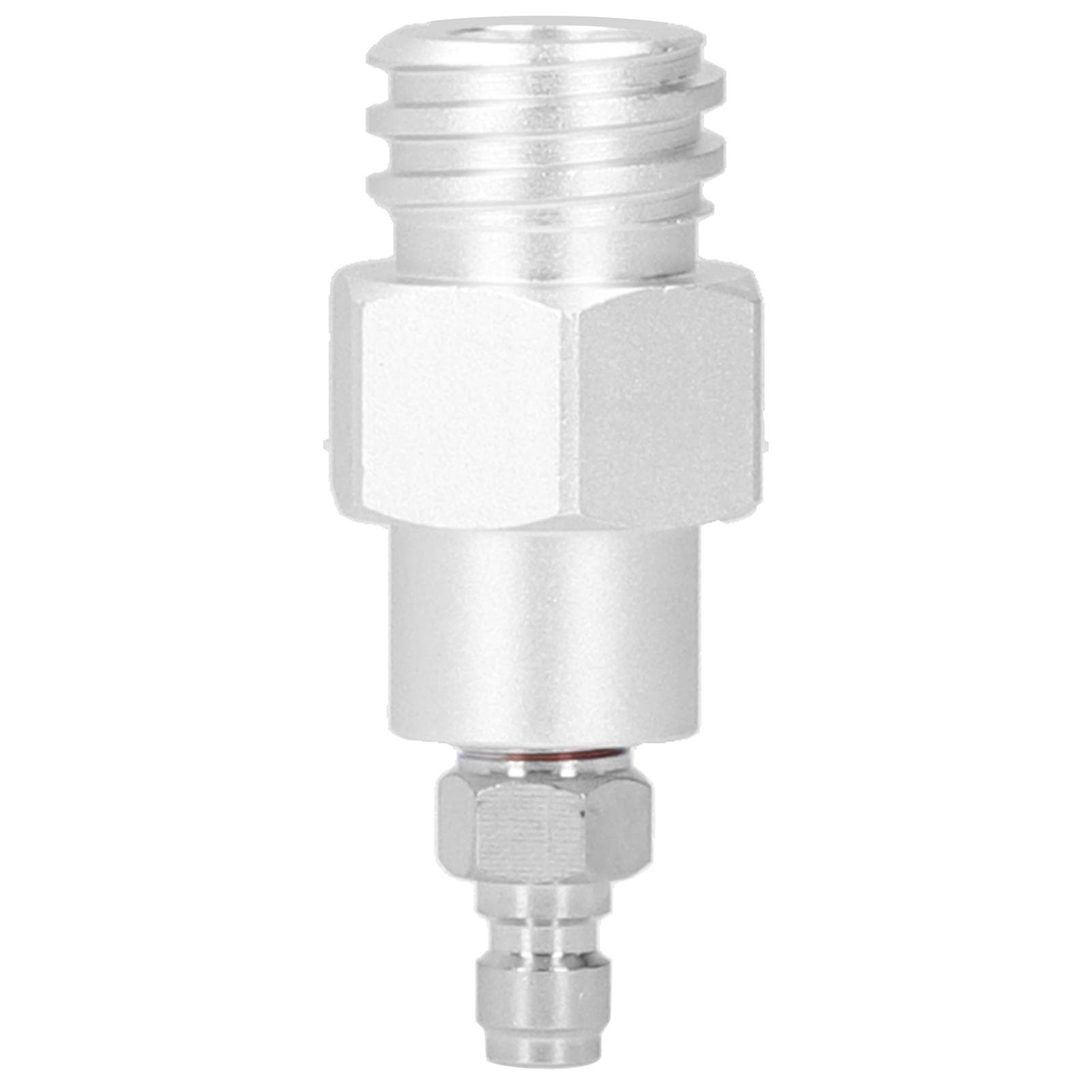 CO2 Tank Adapter Quick Disconnect Connector Replacement for Soda Supplies Silver