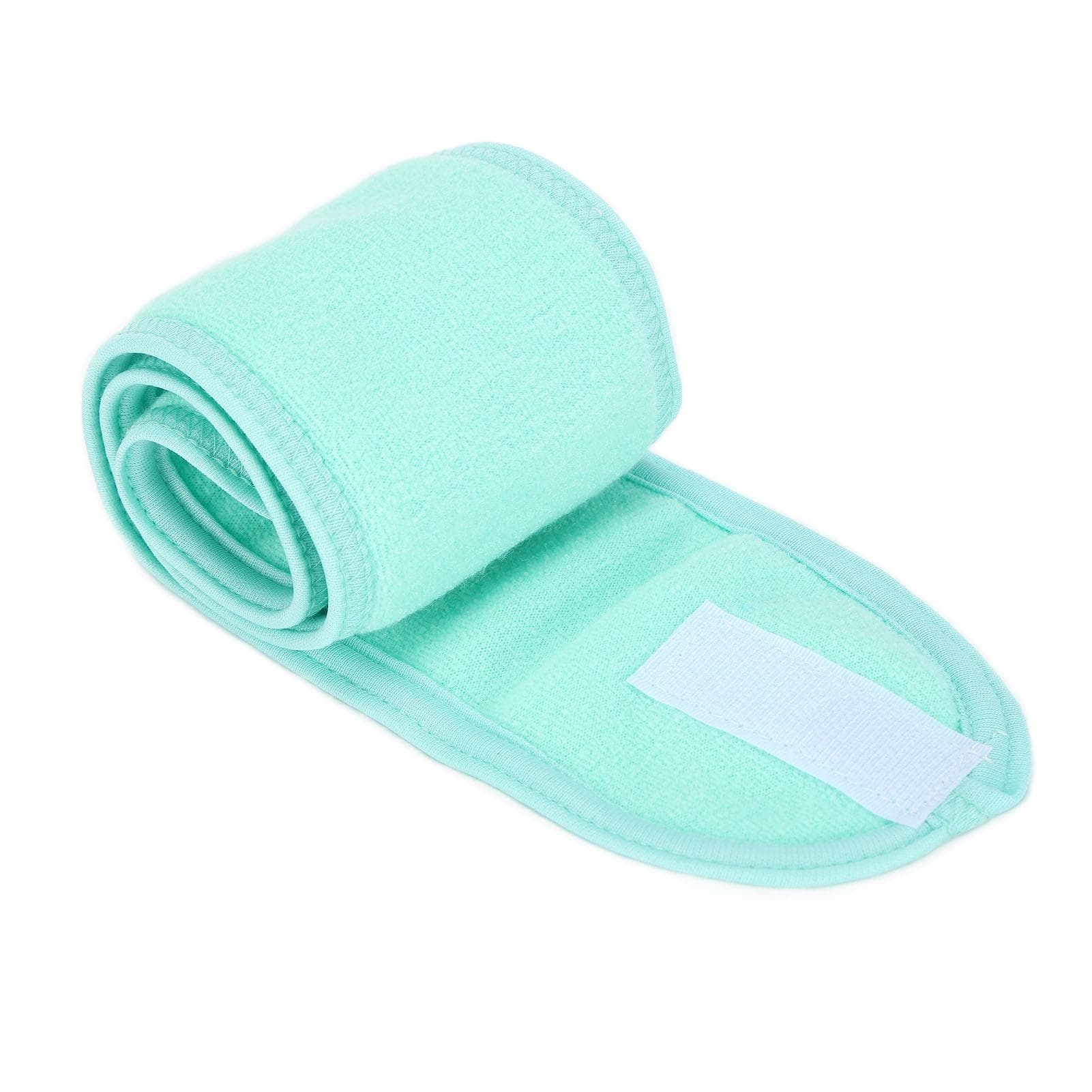 Spa Head Bands Soft Cloth Facial Makeup Head Wrap Skincare Shower Sports Hair WrapGreen