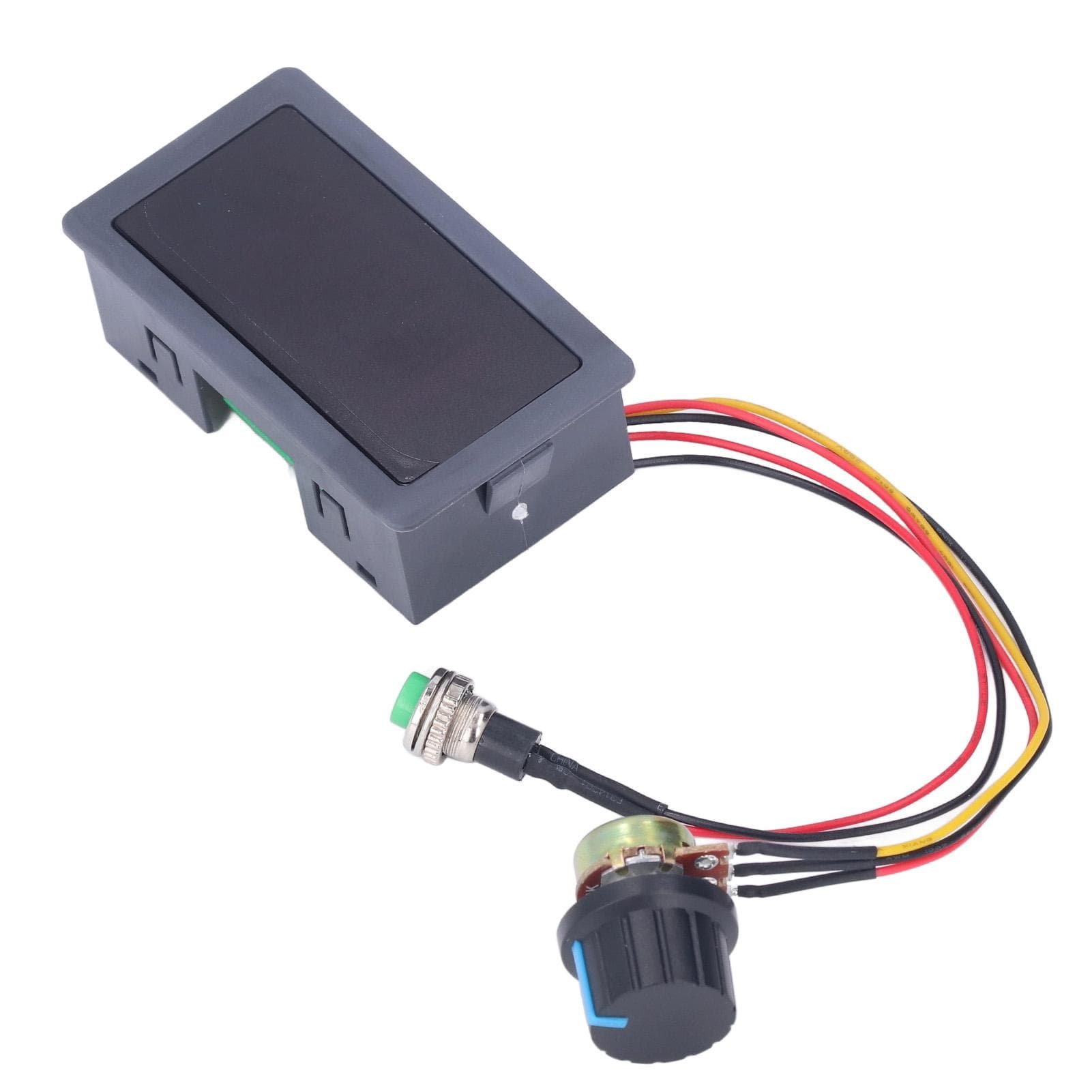 DC Motor Speed Controller Digital Display PWM Stepless Speeds Control Switch with 0.56in LED