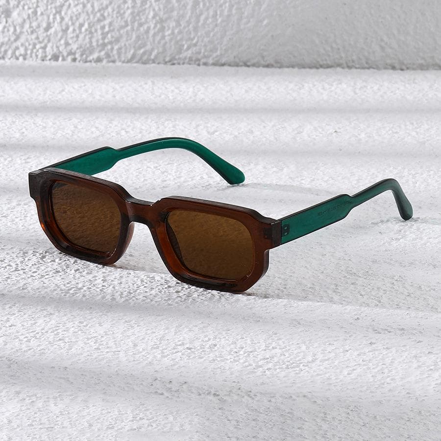 New Vintage Rectangle Sunglasses Retro UV400 Protection Luxury Brand Design for Men Women Fashion Eyewear Goggles TM49