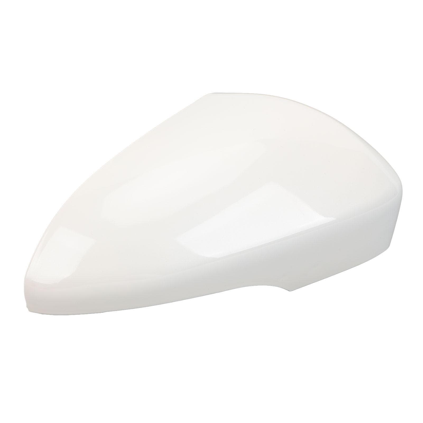 Side View Mirror Housing Cover White Rear View Wing Mirror Cap Weather Resistant for Edge 2015 to