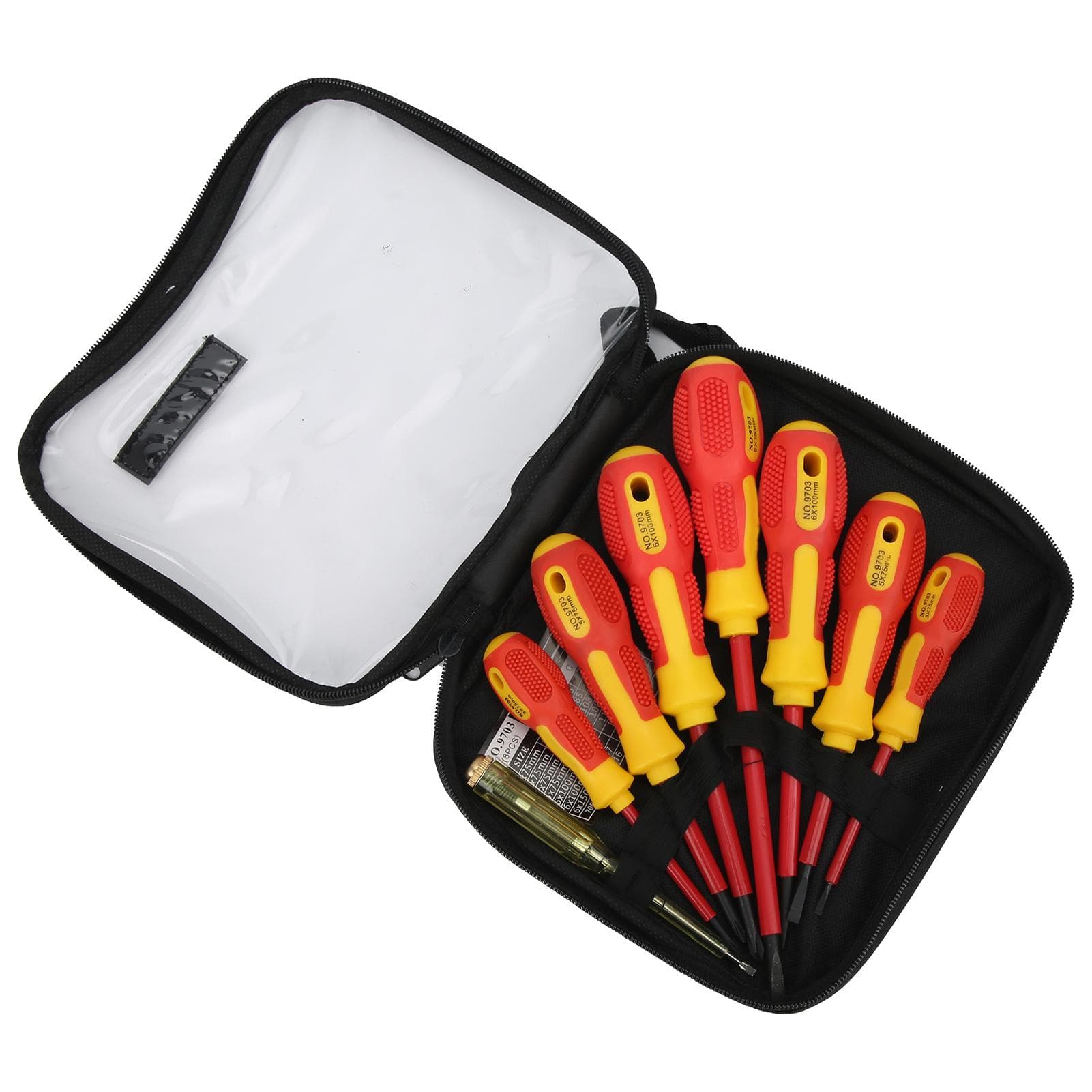 9pcsset 500V Insulated Screwdriver Set High Hardness Hand Tools for Electrical Maintenance Work