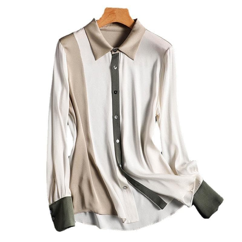 Women's Shirt, Mulberry Silk Top 3XL