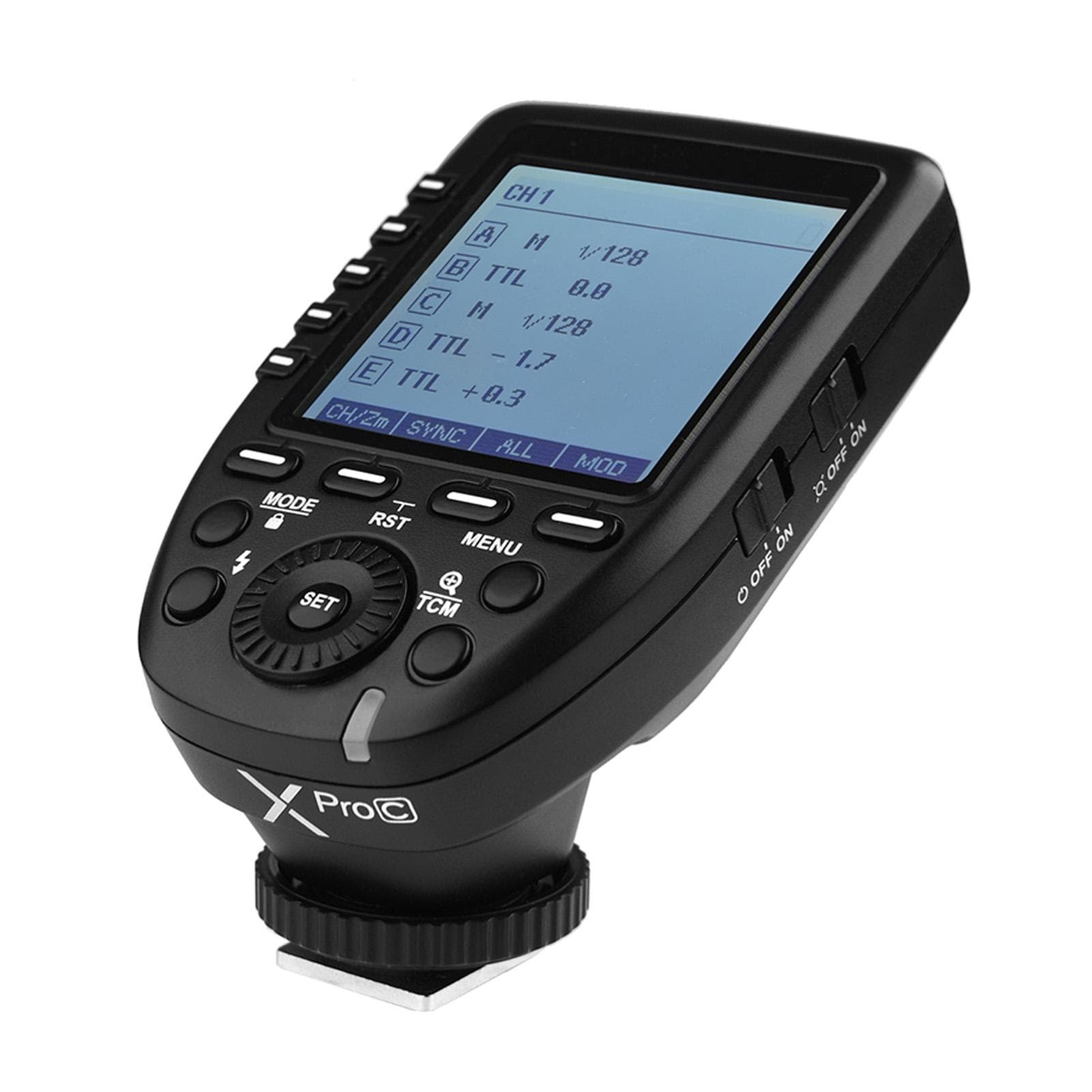 Godox Xpro-C E-TTL II Flash Trigger Transmitter 2.4G Wireless X System 32 Channels 16 Groups