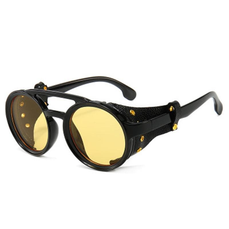 Vintage Retro Round Sunglasses for Womens Cyber Punk Glasses Gothic Steampunk Sunglasses UV4 Glasses other