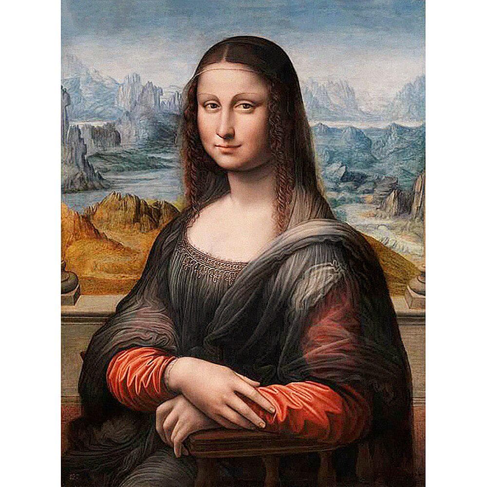5D DIY Diamond Painting Mona Lisa Embroidery Cross Stitch Rhinestone Mosaic Home Decor 50X70CM
