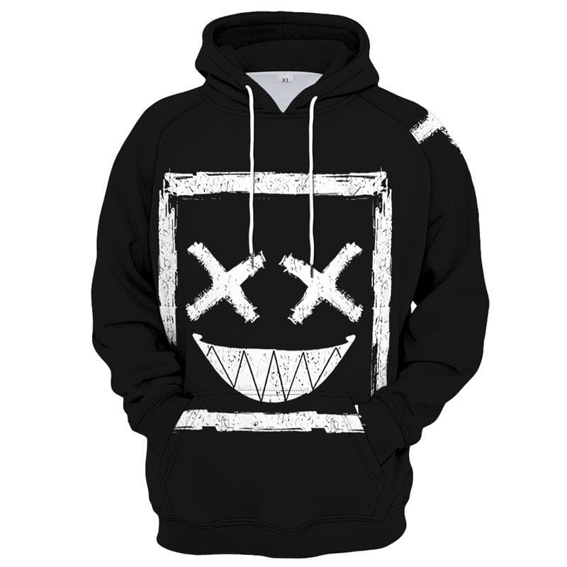 2023 Color Block Funny Smiling 3D Print Boys Casual Pullover Hooded Long Sleeve Sweatshirt For Spring Fall Kids Tops Outdoor 120