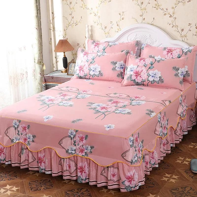 Non-slip One-piece Bed Skirt Korean Style Bedspread Can Not Afford Ball Bed Sheet Sheet Simmons Protective Cover 150*200