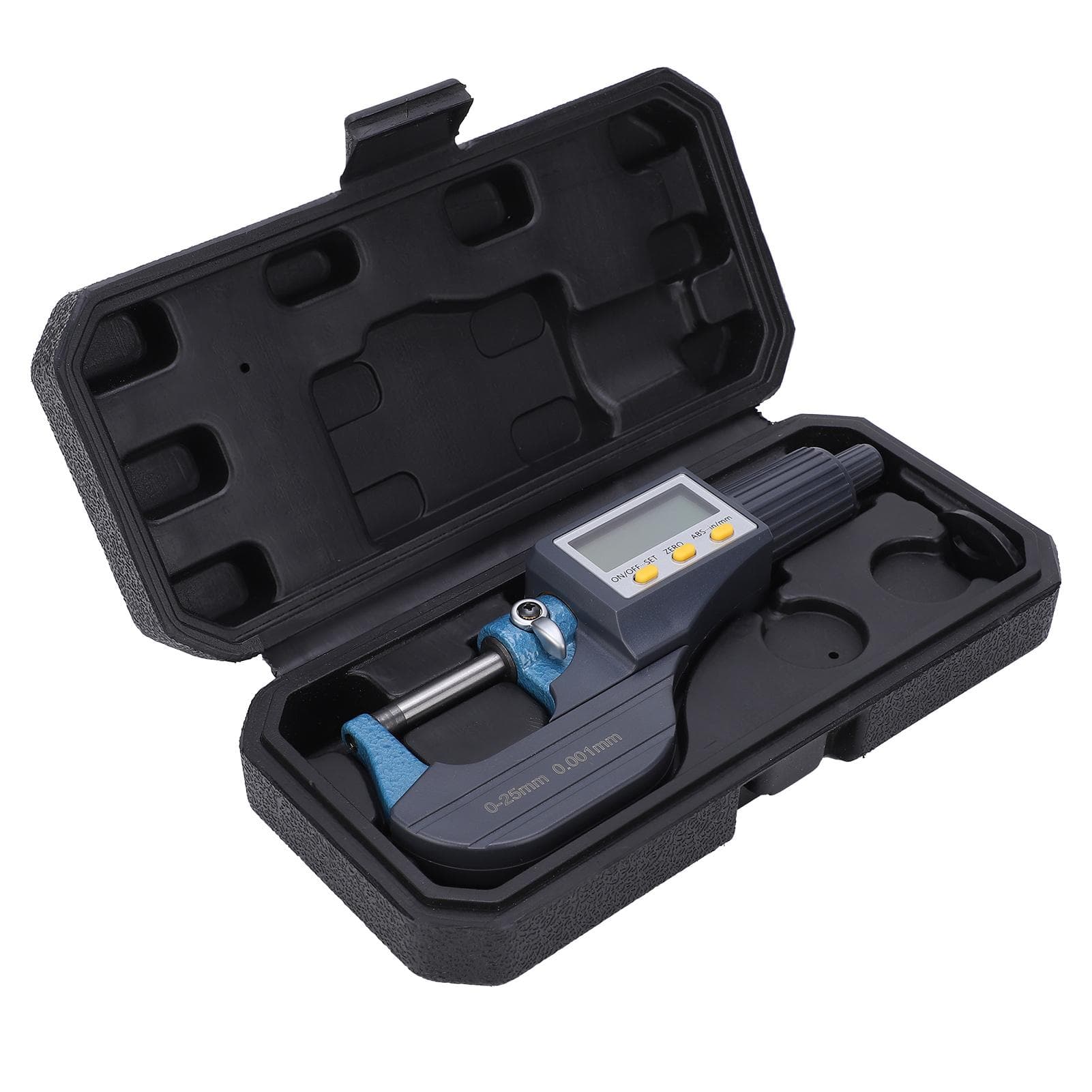 Digital Micrometer LCD Display with FineTuning Ratchet Wall Thickness Measuring Tool