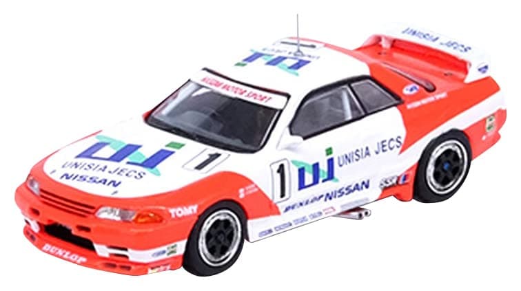 Inno Models 1/64 Nissan Skyline GT-R R32 #1 UNISIA JECS JTC 1993 M. Hasemi/H. Fukuyama Finished Product