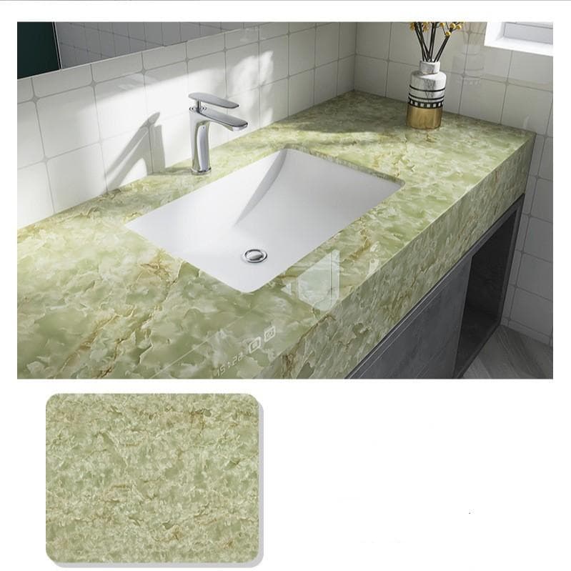Kitchen Sticker Waterproof, Oil-resistant and Heat-resistant Thickened Wall for Cooktop Desktop Film Wallpaper 60cm*10m
