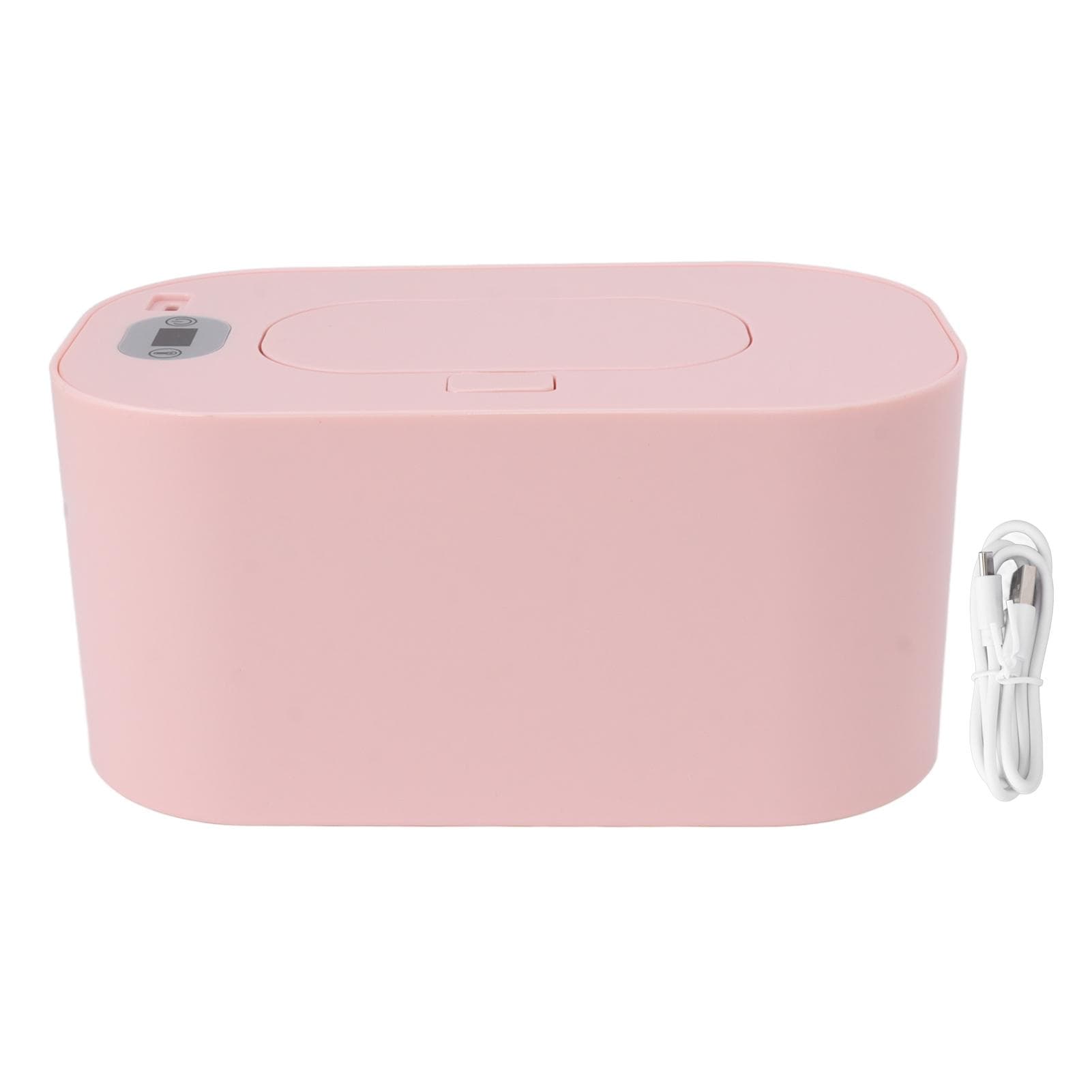 Baby Wipe Warmer USB Constant Temperature Portable Wipe Heater Temperature Adjustment Warm Keeper pink