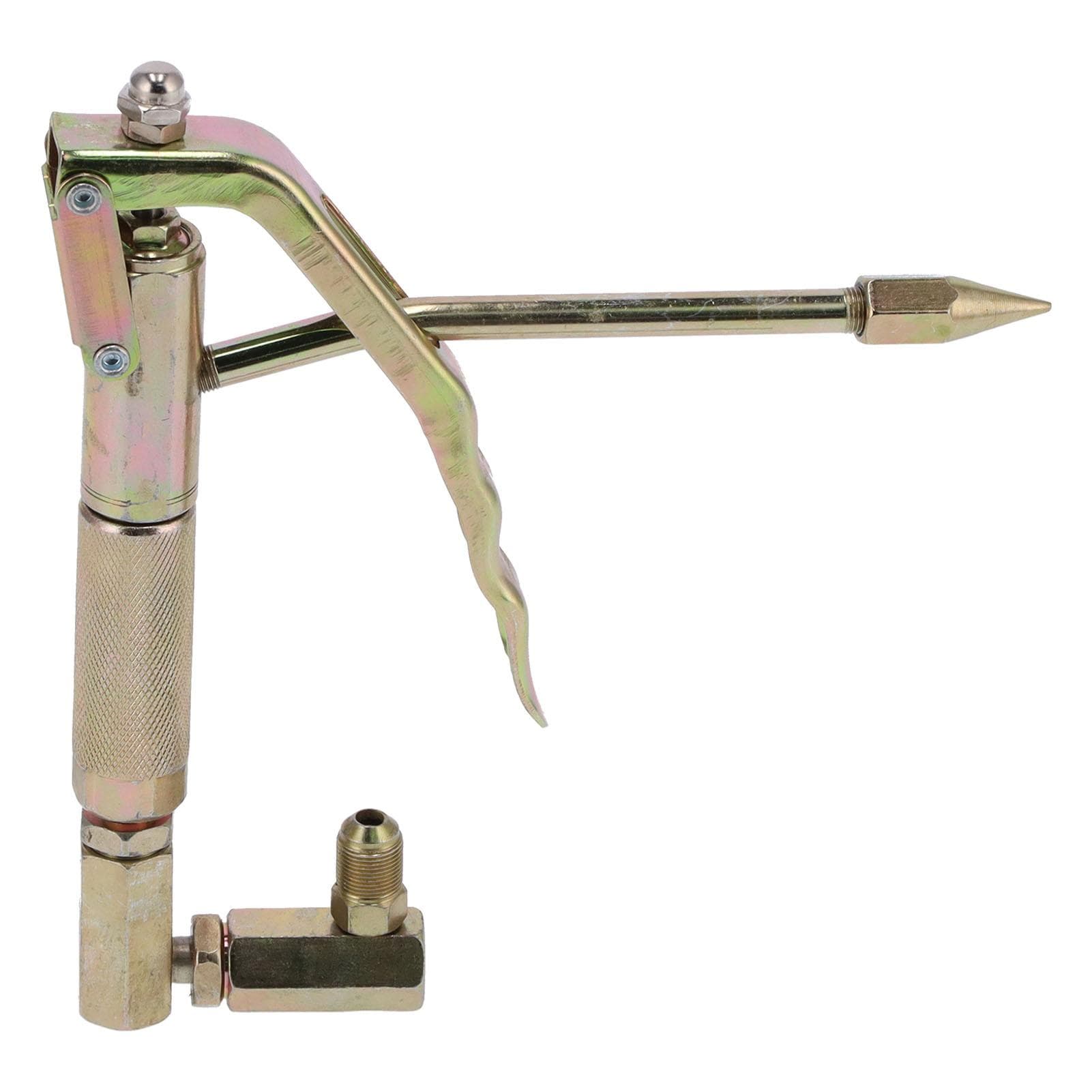 Grease Gun Pneumatic High Pressure Oiling Greaser HandHeld 360 Degree Rotation Refueling Tool