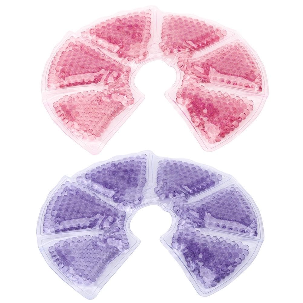 Real Bubee 2Pcs Reusable 3 in 1 Breast Therapy Pad Hot & Cold Use for Nursing Mothers