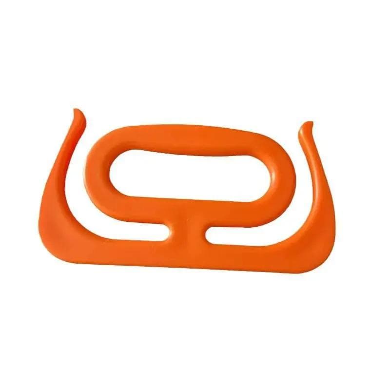 Portable Bag Grip Grocery Bag Carrier Shopping Carrier Grocery Holder Clips Handle Carrier For Shopping orange