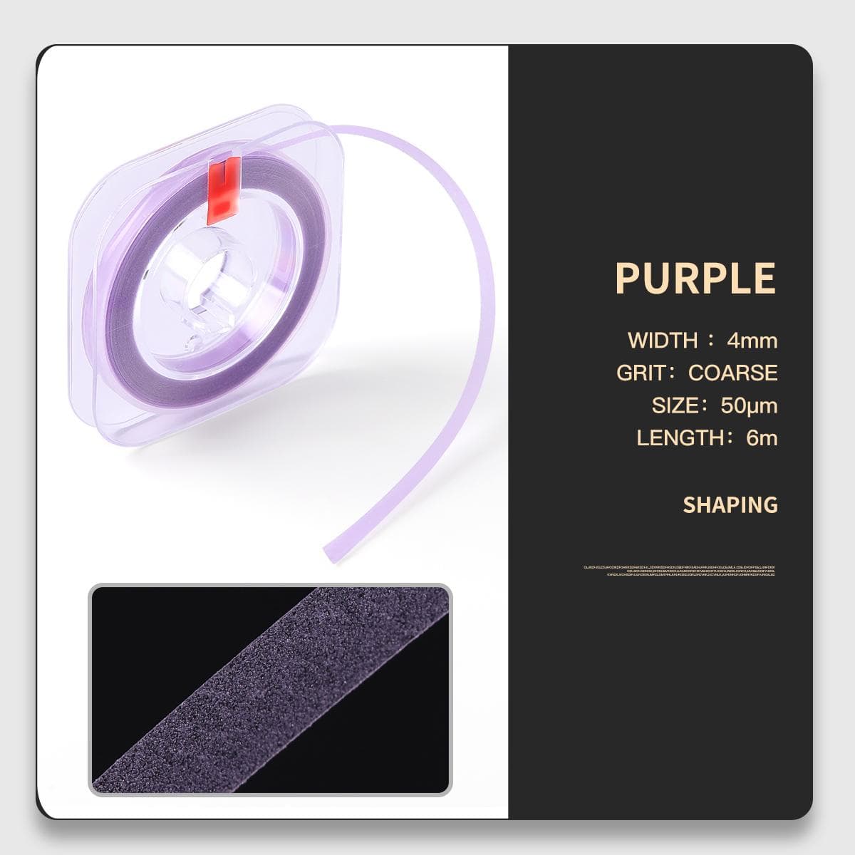 1PC Dental Polishing Strip Roll Resin Teeth Grinding Sanding Shaping Dentistry Dental Material purple