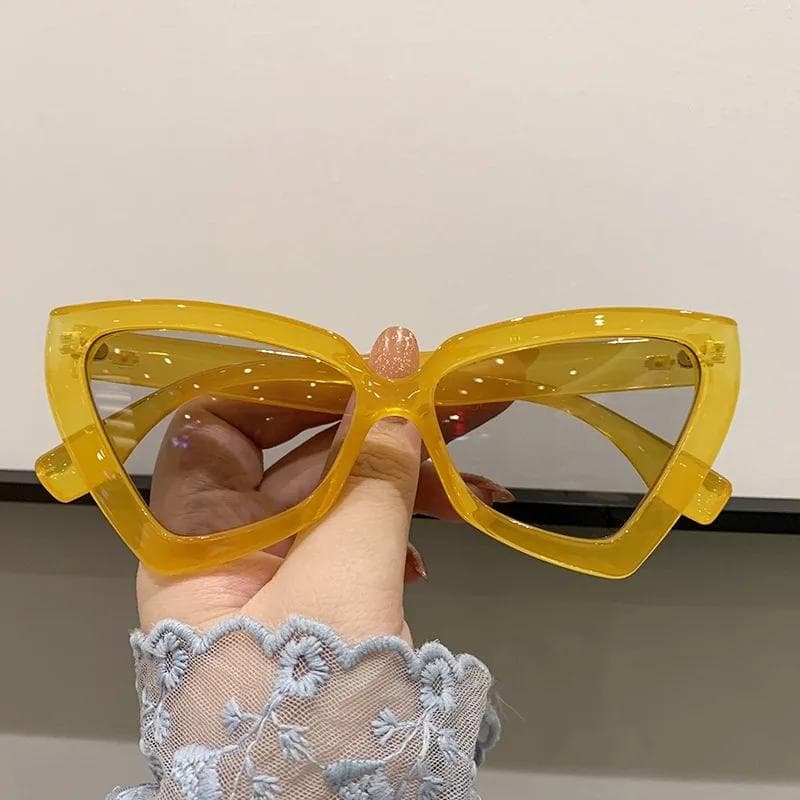 Fashion Vintage Cat Eye Sunglasses Women UV400 Protection Summer Outdoor Sunshades Stylish Eyewear Oculos De Sol