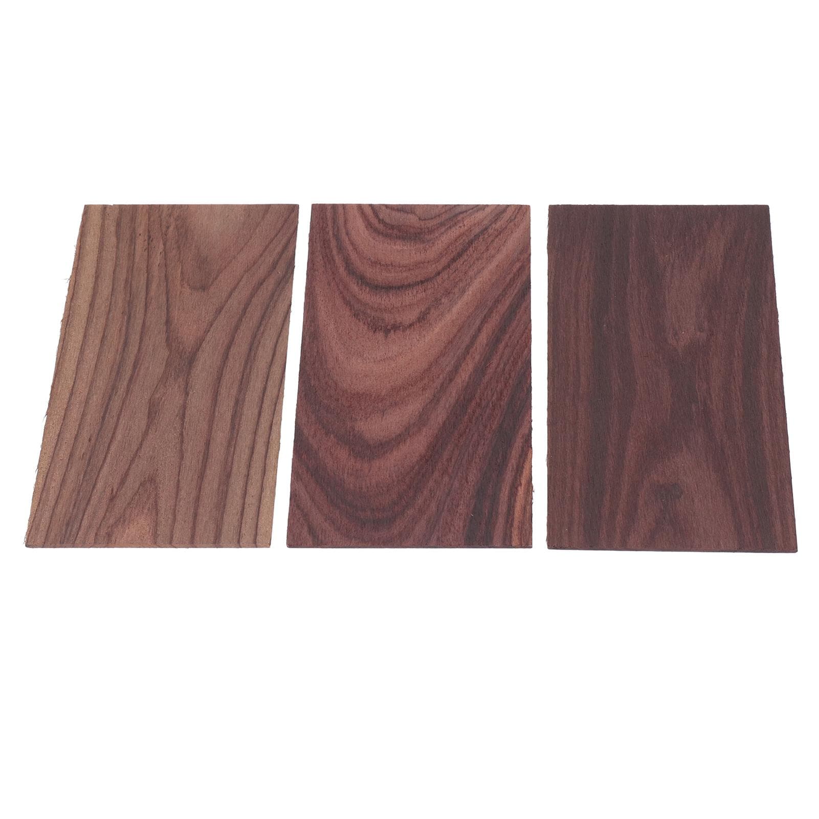 3PCS Guitar Headplates Rectangle Rosewood Head Veneer Replacement Musical Instrument Decorative