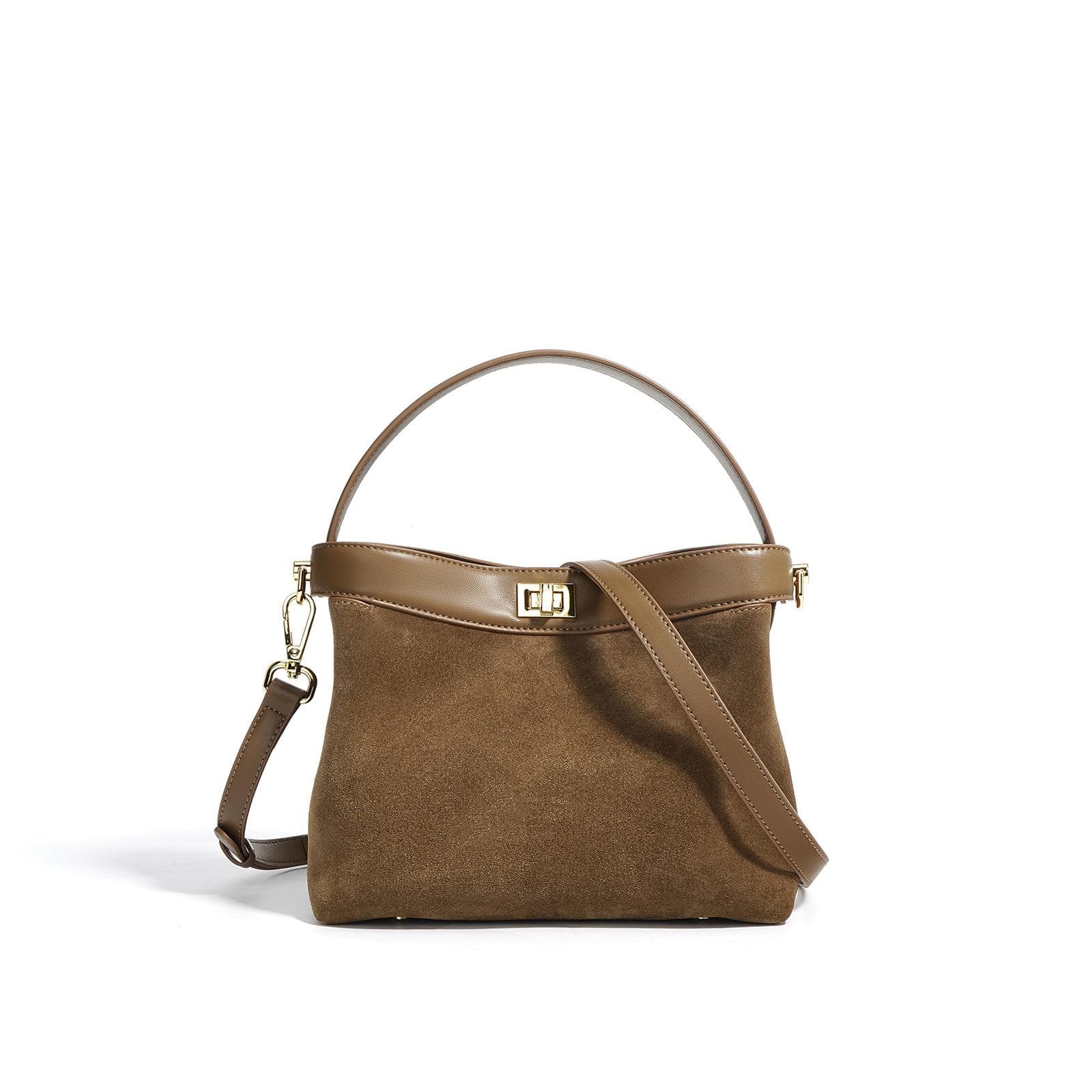 Retro-colored Women's Tote Crossbody Bag, Summer Matte Retro Single-shoulder Hand-held Commuting Bag