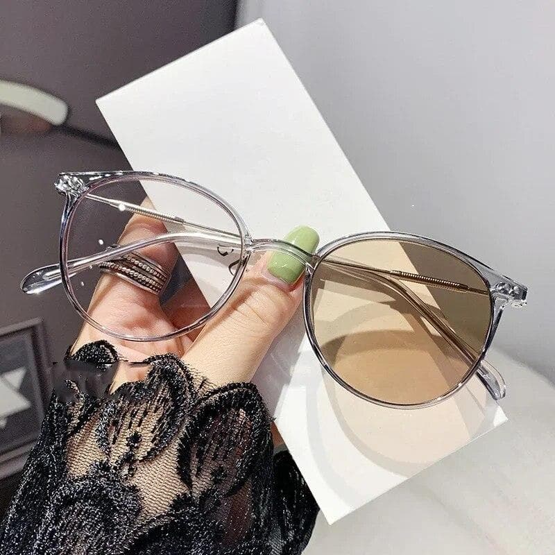 Women Luxury Brand Photochromic Myopia Glasses Anti-blue Light UV400 Outdoor Sunglasses Minus Diopter Eyeglasses 0 To -6.0 -3.5