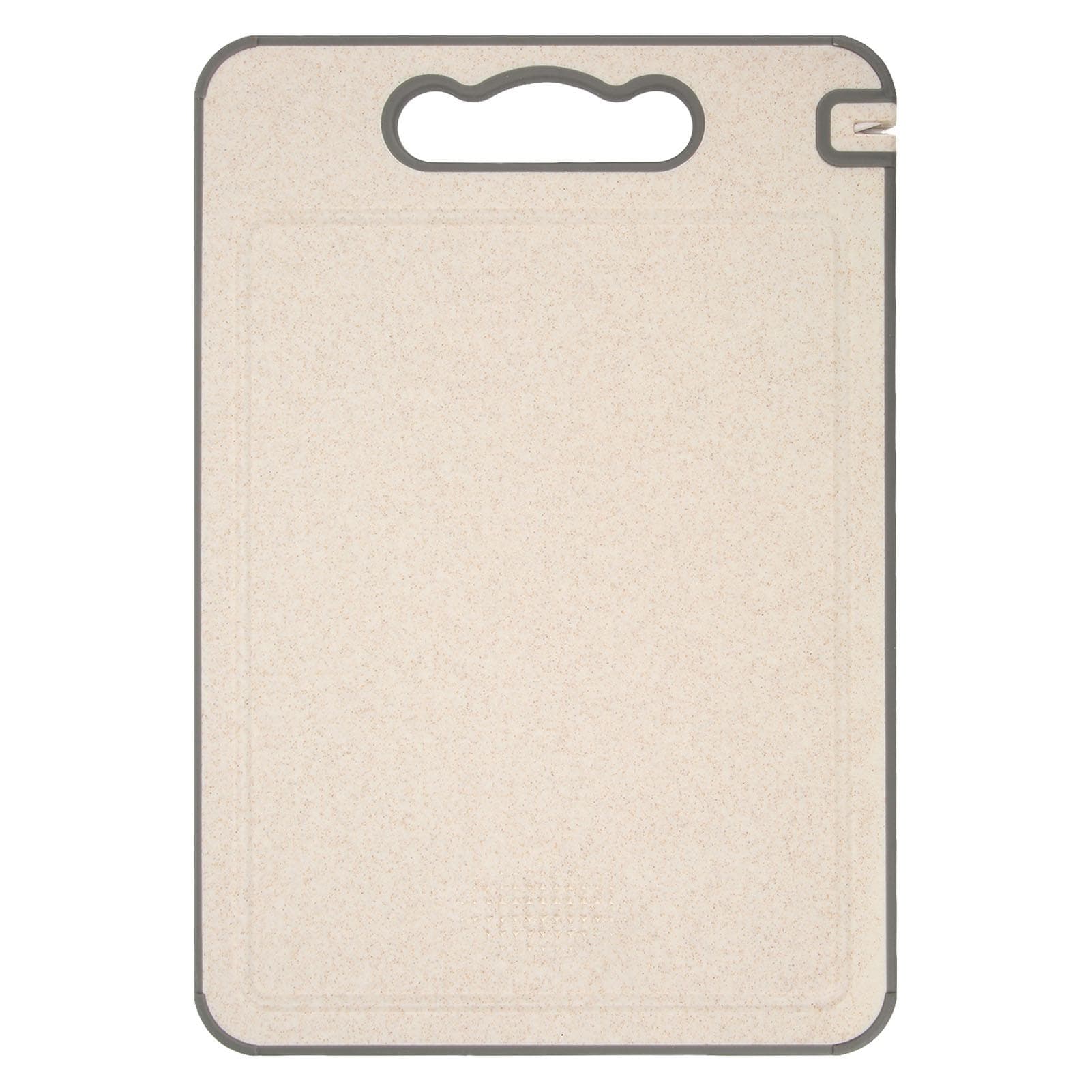 3 in 1 Double Sided Frost Away Plate Chopping Board Fast Defrosting Tray with Knife Sharpener for L(for 6.5-9kg) clear
