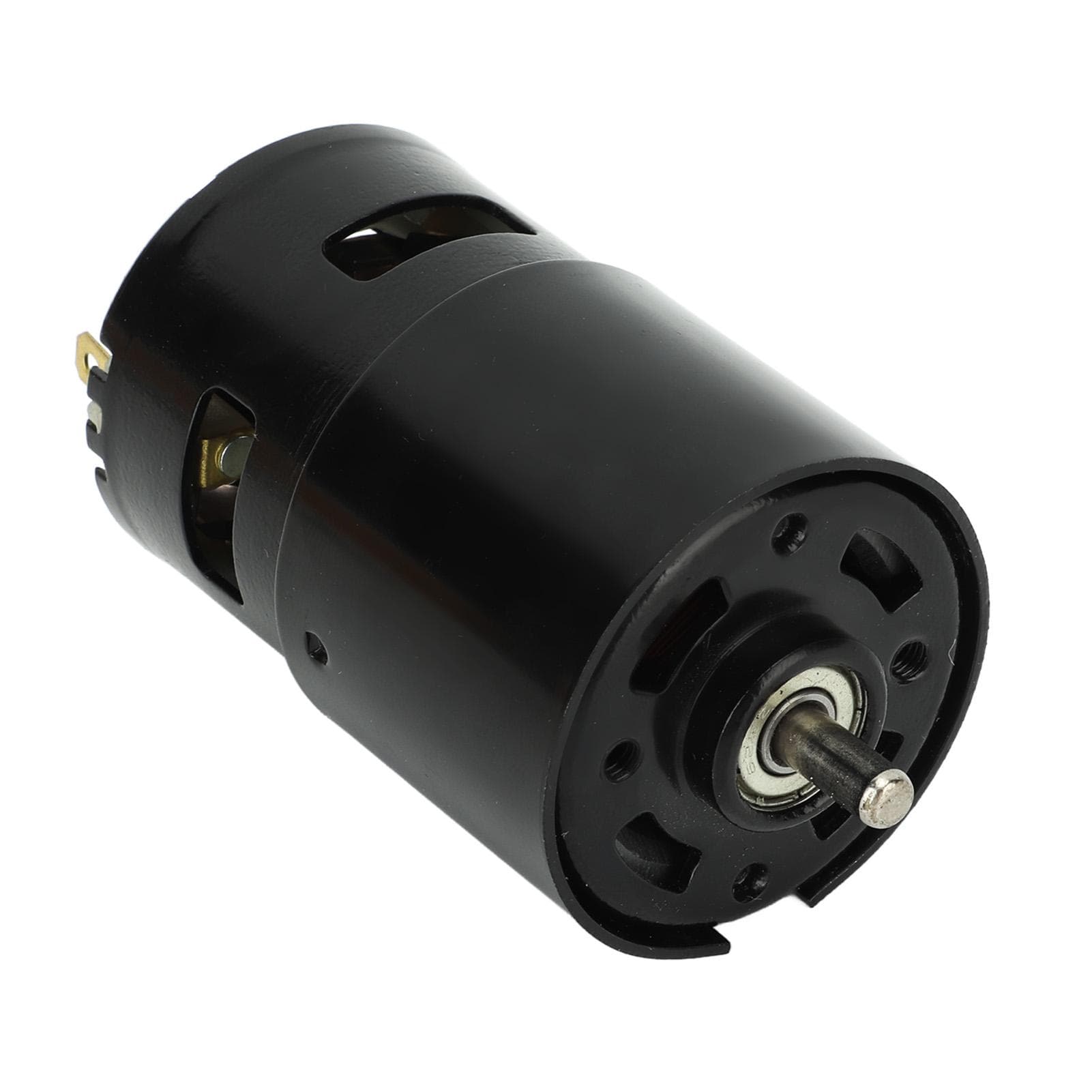 High Torsion DC Motor 12000RPM Round Shaft Fast Speed Red Copper Coil Electric Motor for Fan 12V