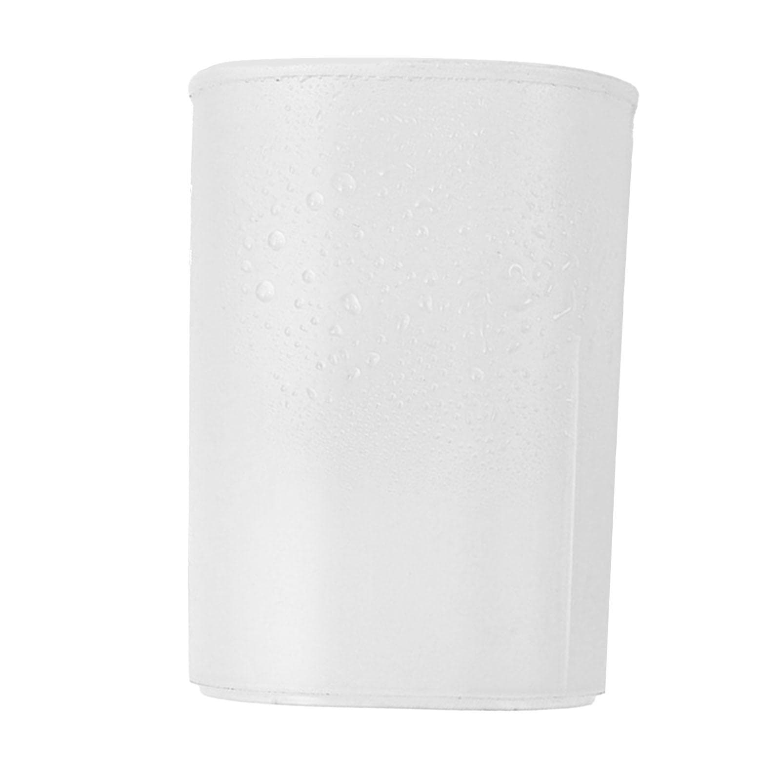 Desk Pen Holders Plastic Frosted White Smooth Edges Small Pen Cup for Pens Pencils Eraser White white