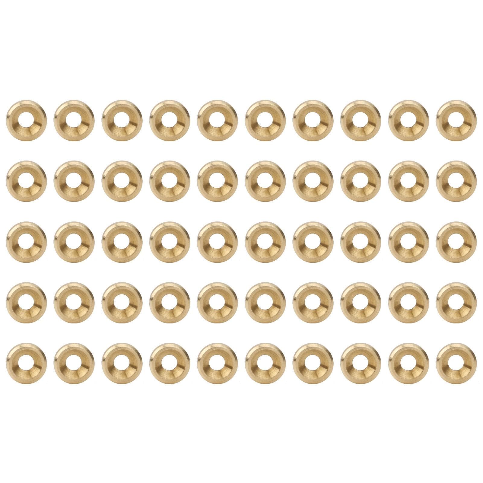 50Pcs Countersunk Screw Washer CNC Pure Copper Flat Head Gasket Industrial SuppliesM6