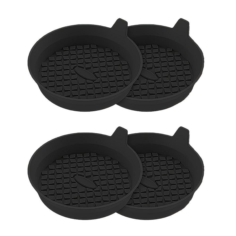 Coaster Waterproof and Non-slip Cup Holder Splash-proof Bracket Car Interior Accessories 2/4pcs Multicolor 4pcs