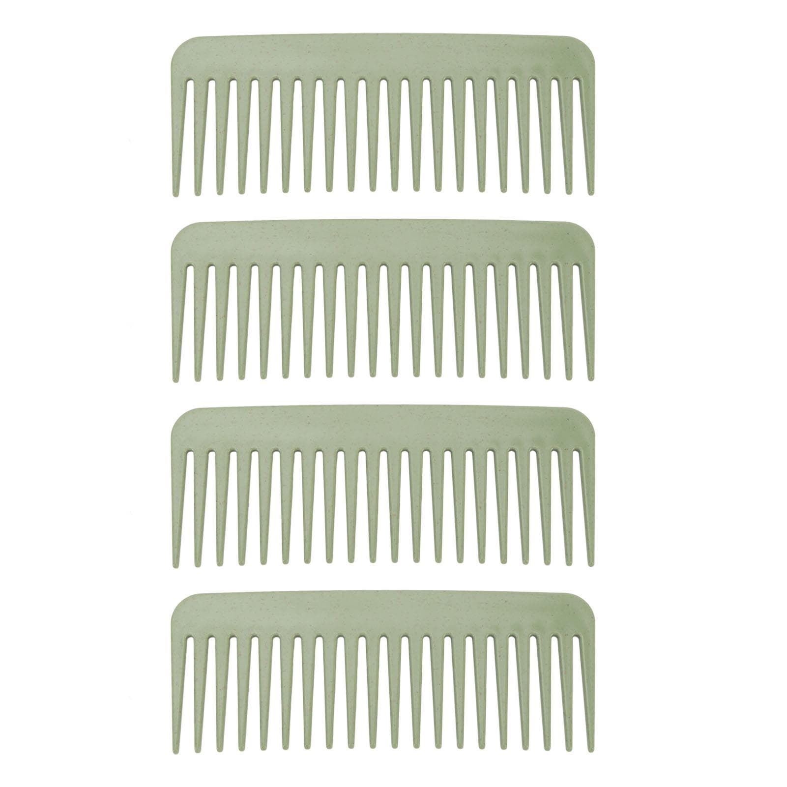 10pcs Hair Detangling Comb Wheat Straw Wide Teeth Comb Hair Styling Wide Teeth Comb for Home Hair