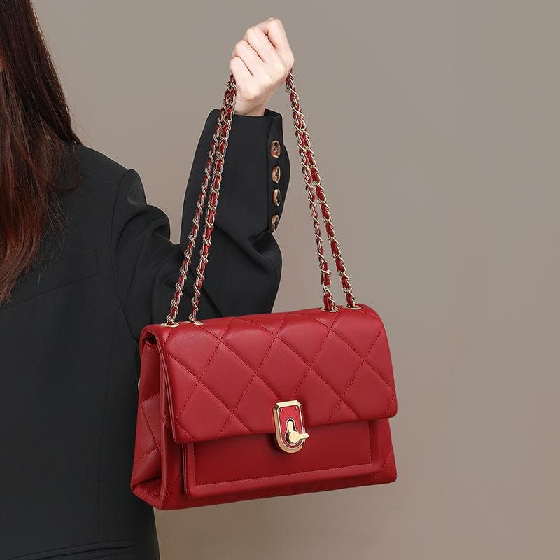 Cross Body Bag Female Foreskin Red Wedding Bridal Bags Hand Bill Shoulder Wedding Bag red