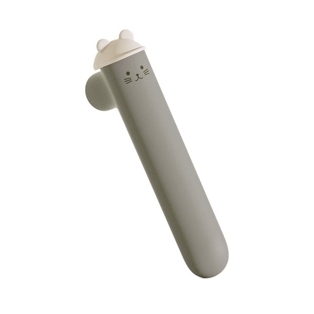 Cute Cat Shape Silicone Door Knob Handle Cover Anti Static Anti-collision Mute Protective Pad Safety Door Hardware grey